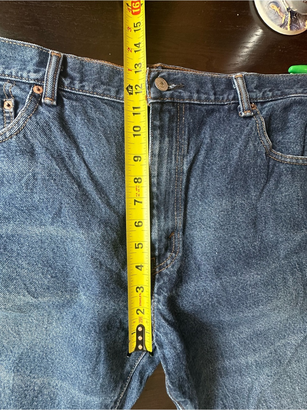 Levis 517 Mens Bootcut Jeans 38x29 Medium Dark Wash 100% Cotton Western Cowboy - Picture 9 of 11